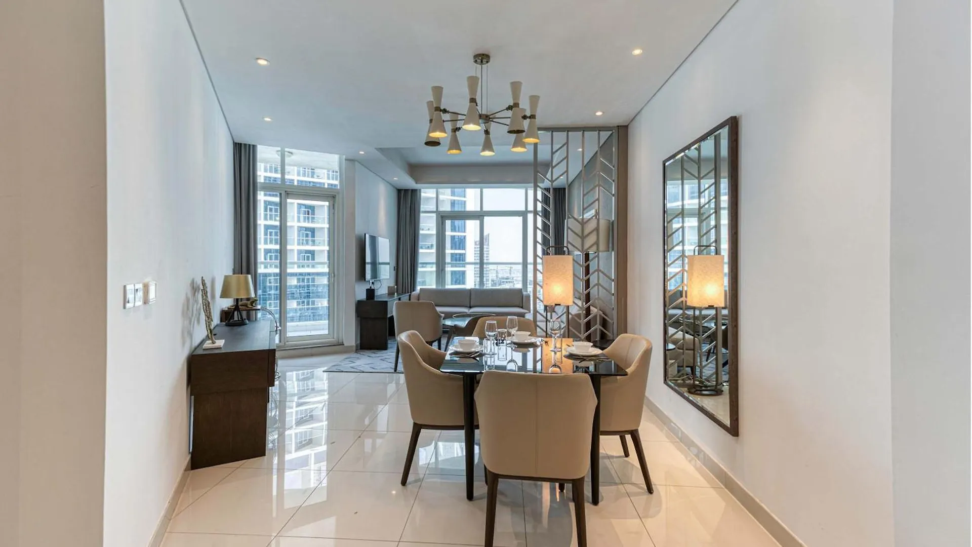 Pvh - Stylish 1Br With City And Canal View - Prive Dubai Apartment